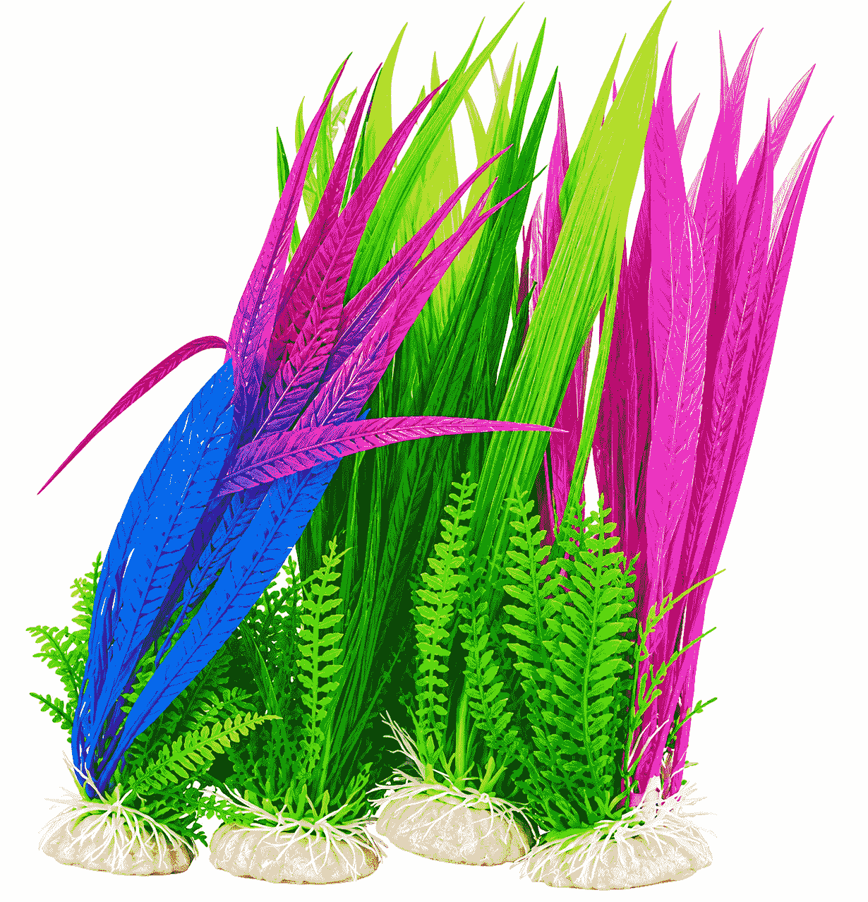 Artificial Aquarium Plants (Pack:2 Pieces)